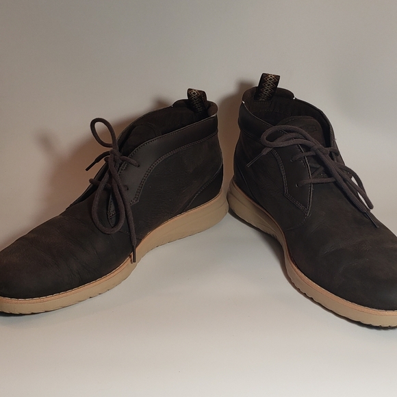 Mens UGG Union Chukka Boots Stout Dark Brown Size 12 - Picture 4 of 9